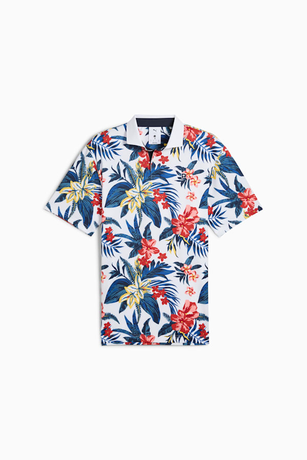 PUMA x PALM TREE CREW Floral Polo Men, White Glow, extralarge