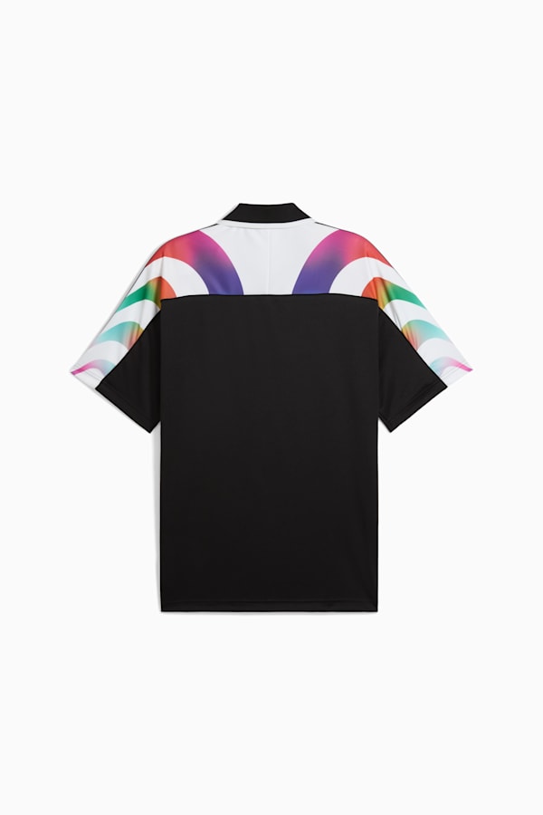 EQUAL LOVE CONFEDERATION Football Jersey Unisex, PUMA Black-AOP, extralarge