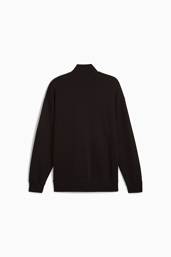 WARDROBE ESS Relaxed Half Zip Crew Men, PUMA Black, extralarge