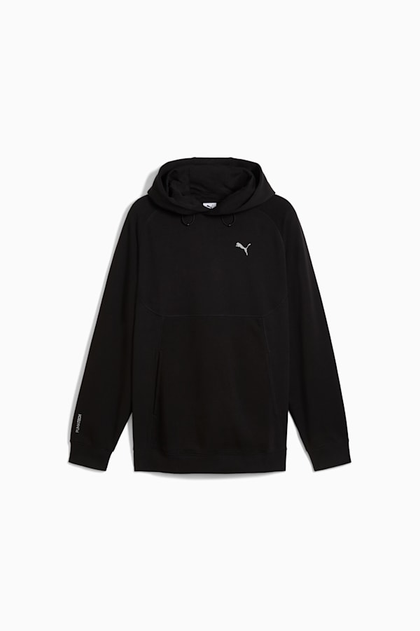 PUMATECH DELTAKNIT Relaxed Hoodie Men, PUMA Black, extralarge