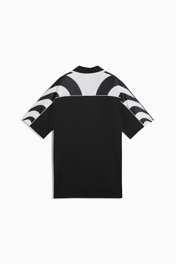 FUTURE.PUMA.ARCHIVE Relaxed Football Jersey Unisex, PUMA Black, extralarge