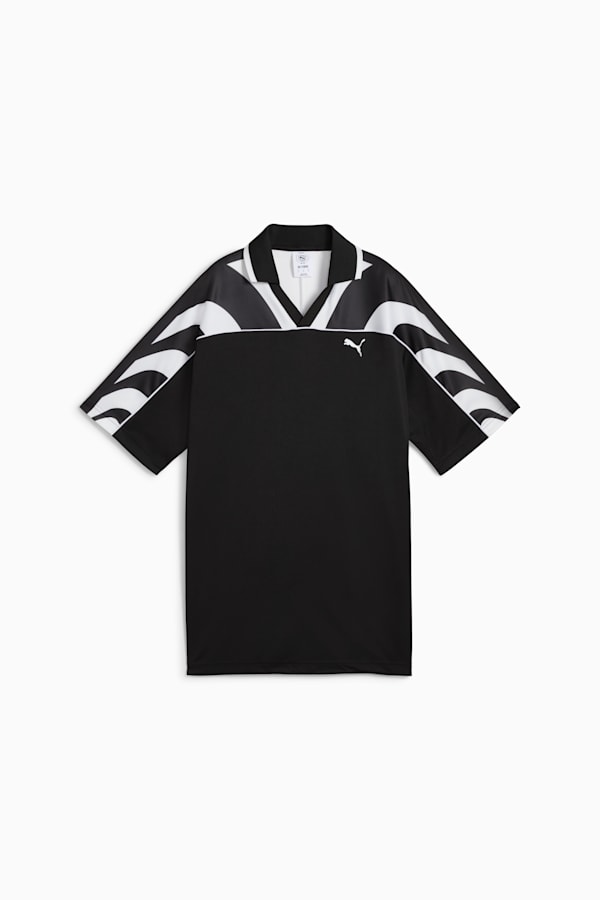 FUTURE.PUMA.ARCHIVE Relaxed Football Jersey Unisex, PUMA Black, extralarge