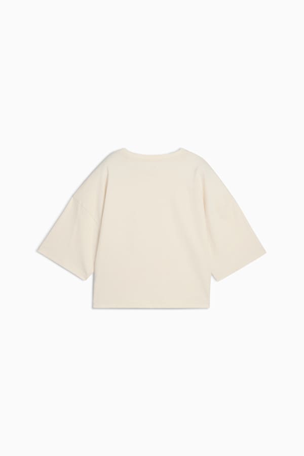 WARDROBE Essentials Oversized Short Tee Women, Alpine Snow, extralarge