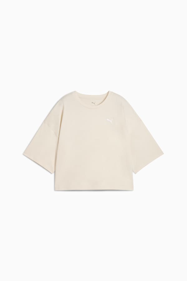 WARDROBE Essentials Oversized Short Tee Women, Alpine Snow, extralarge