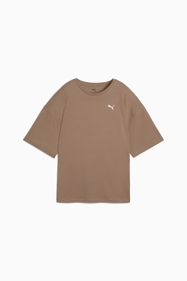 Wardrobe Essentials Oversized Tee Women, Totally Taupe, extralarge