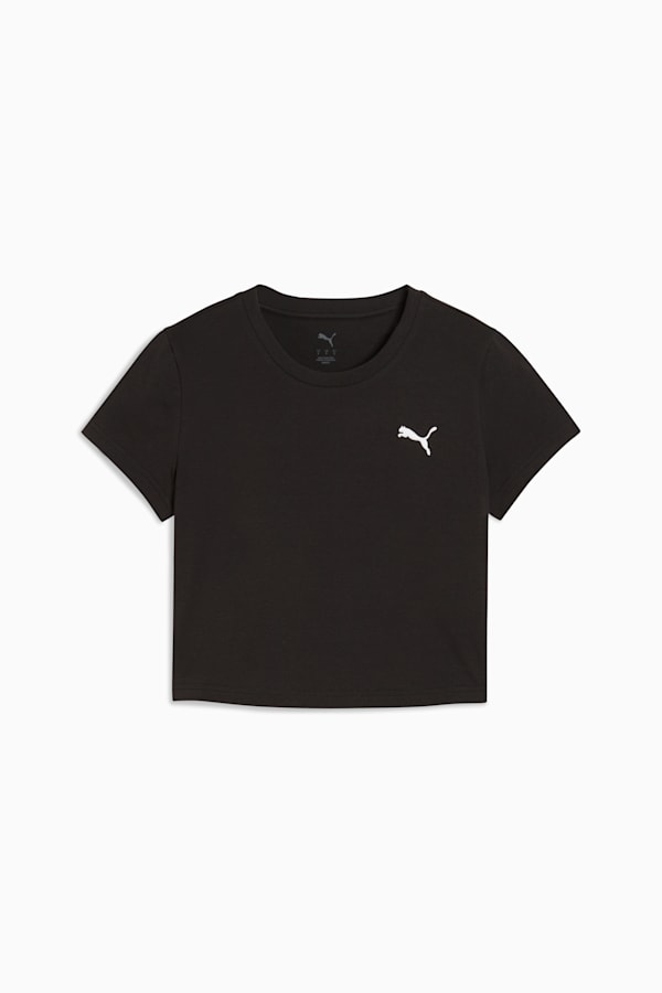 WARDROBE Essentials Baby Tee Women, PUMA Black, extralarge