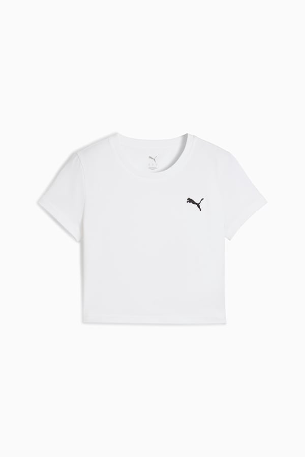 WARDROBE Essentials Baby Tee Women, PUMA White, extralarge