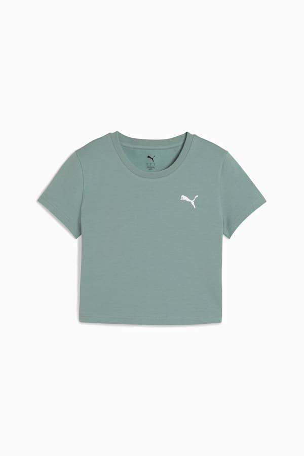 WARDROBE Essentials Baby Tee Women, Green Moon, extralarge-GBR