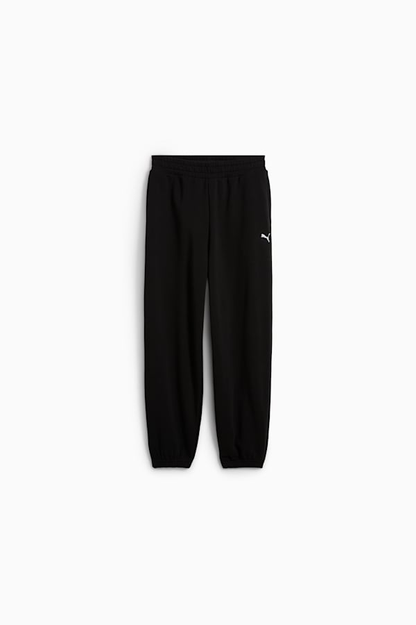 WARDROBE Essentials Relaxed Sweatpants Women, PUMA Black, extralarge