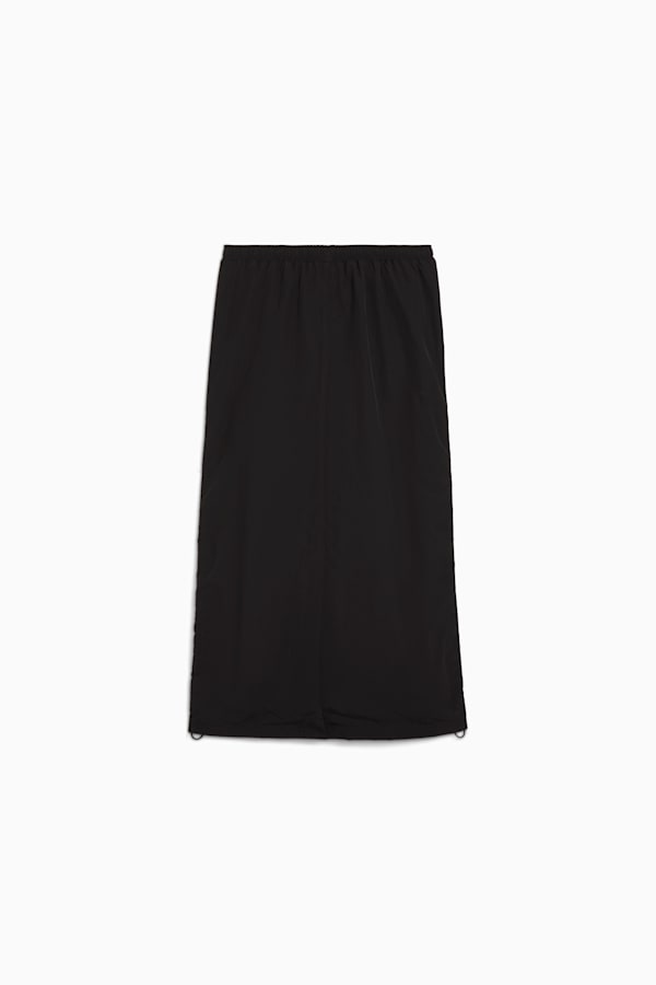 WARDROBE Essentials Woven Maxi Skirt Women, PUMA Black, extralarge