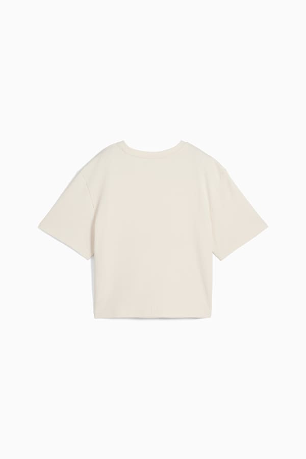 WARDROBE Essentials Ribbed Relaxed Tee Women, Alpine Snow, extralarge