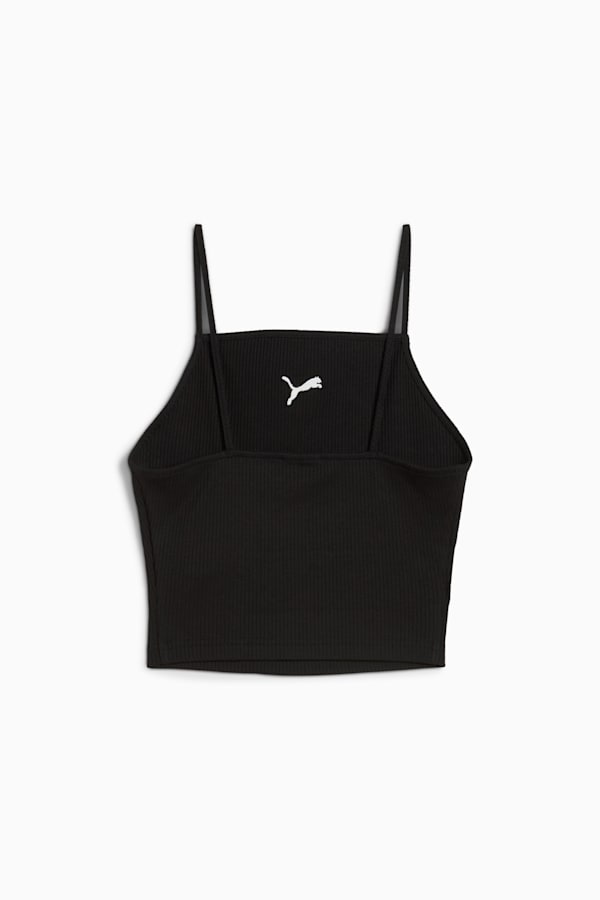 WARDROBE Essentials Ribbed Tank Top Women, PUMA Black, extralarge