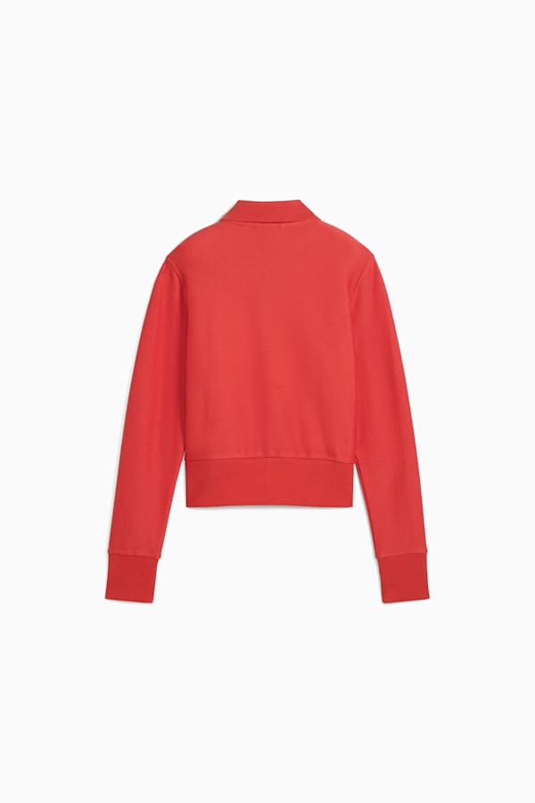 PREMIUM Essentials Knitted Cardigan Women, Red Fire, extralarge