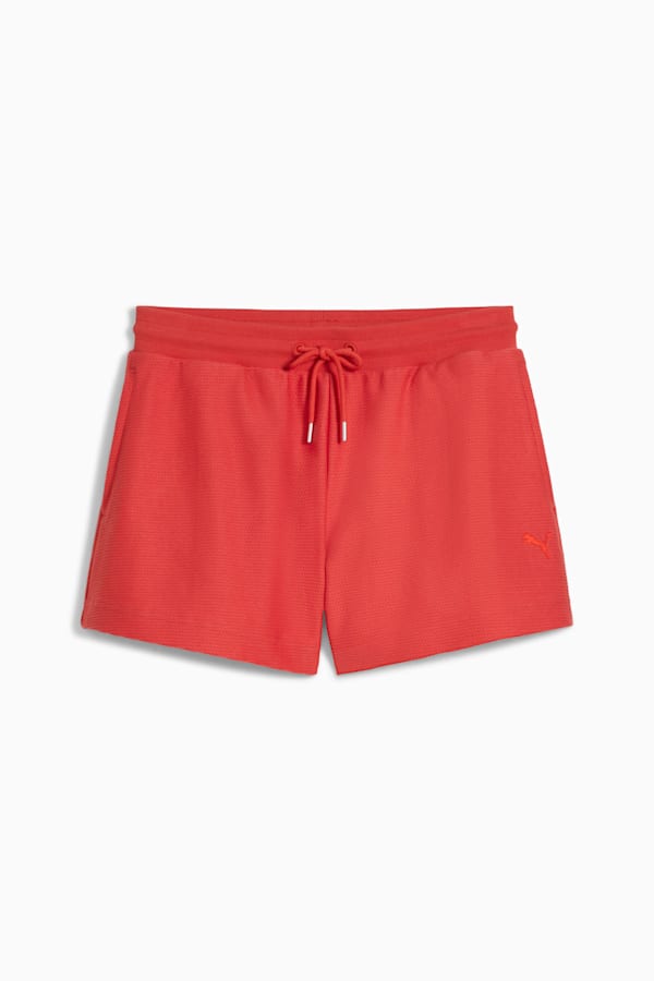 PREMIUM Essentials A-Line Shorts 4' Jacquard Women, Red Fire, extralarge-GBR