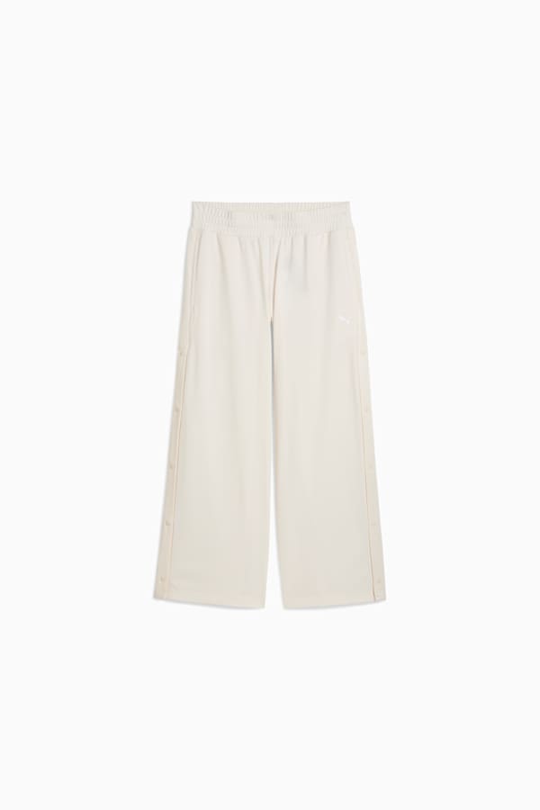 WARDROBE Essentials Low Rise Popper Pants Women, Alpine Snow, extralarge