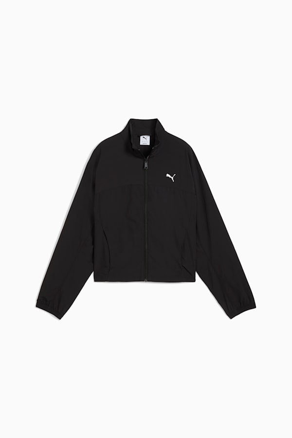 DARE TO Oversized Zip-Off Woven Jacket Women, PUMA Black, extralarge