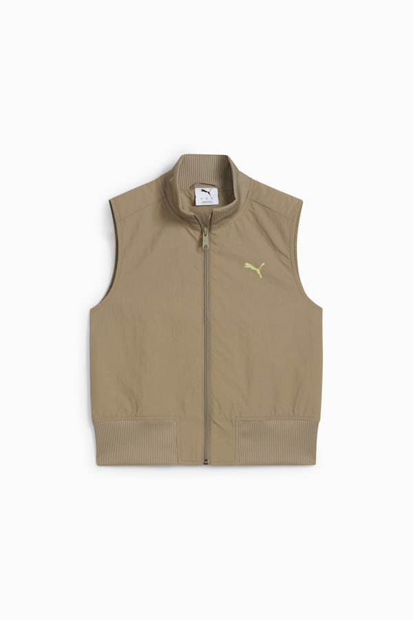 DARE TO Full-Zip Woven Vest Women, Velvet Moss, extralarge