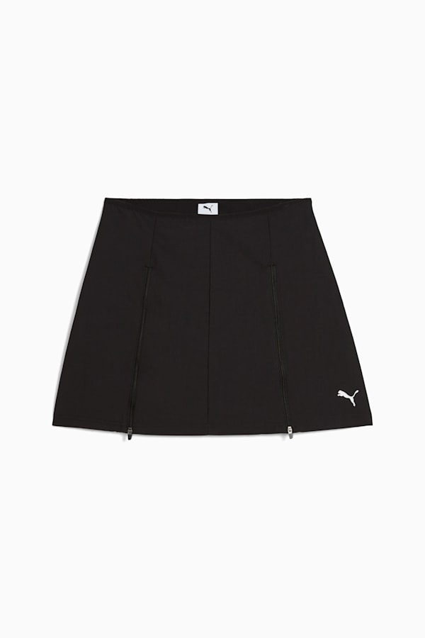 DARE TO Zip Woven Skirt Women, PUMA Black, extralarge