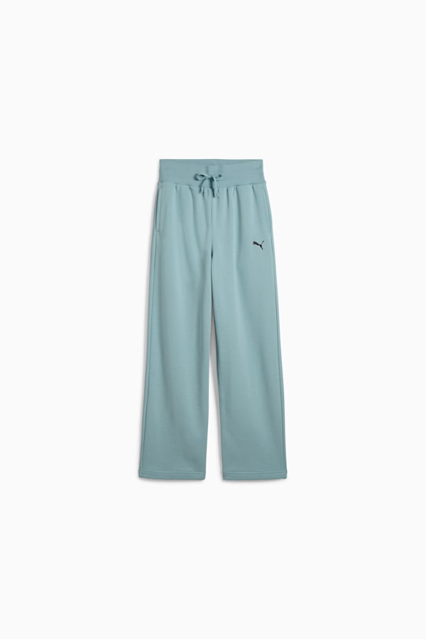 Wardrobe Essentials Relaxed Wide Leg Sweatpants Youth, Modern Mint, extralarge-GBR