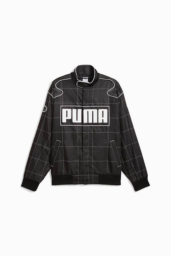 Relaxed Racer Jacket Unisex, PUMA Black, extralarge