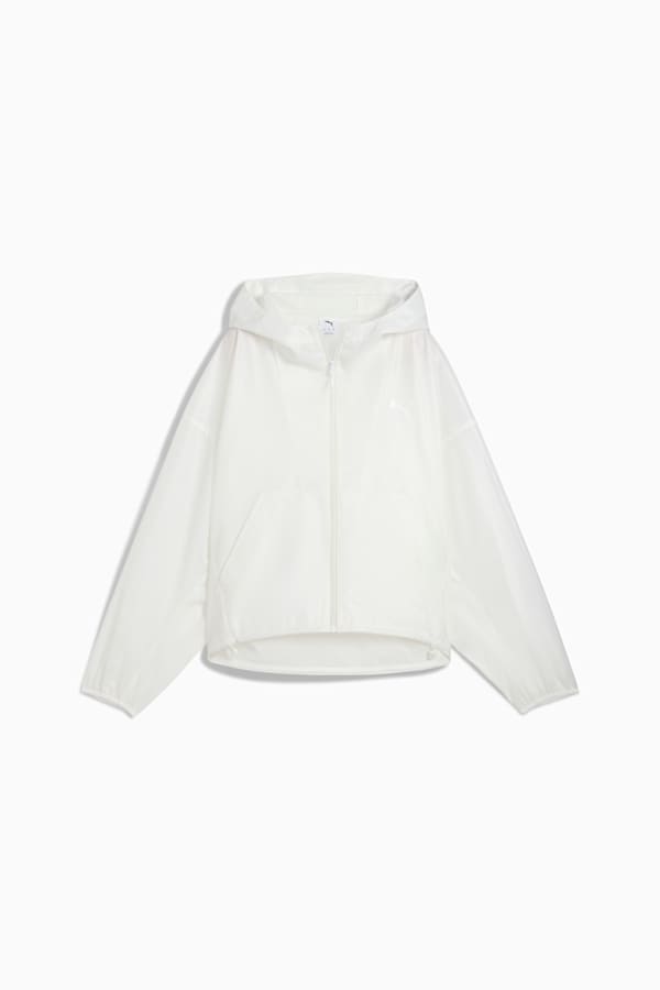 WARDROBE ESS Oversized Wind Jacket Women, PUMA White, extralarge