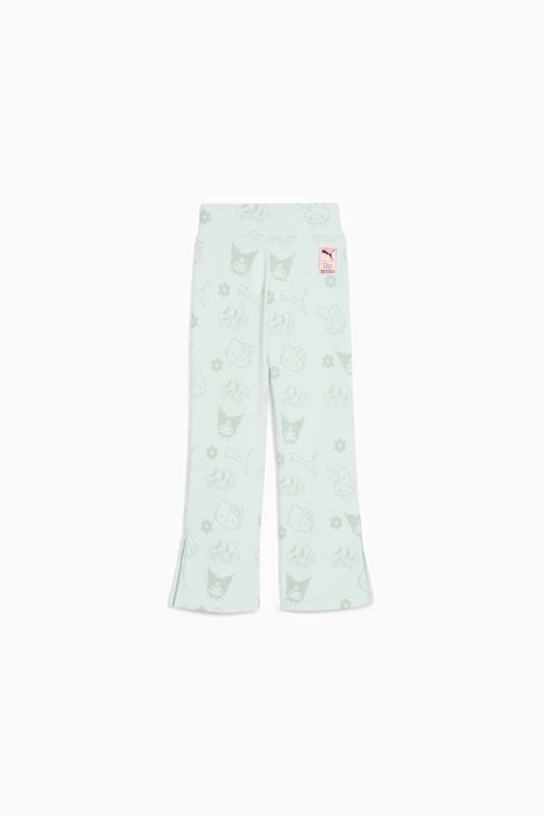 PUMA x HELLO KITTY AND FRIENDS Ribbed Flared Leggings Kids, Peaceful Blue, extralarge-GBR