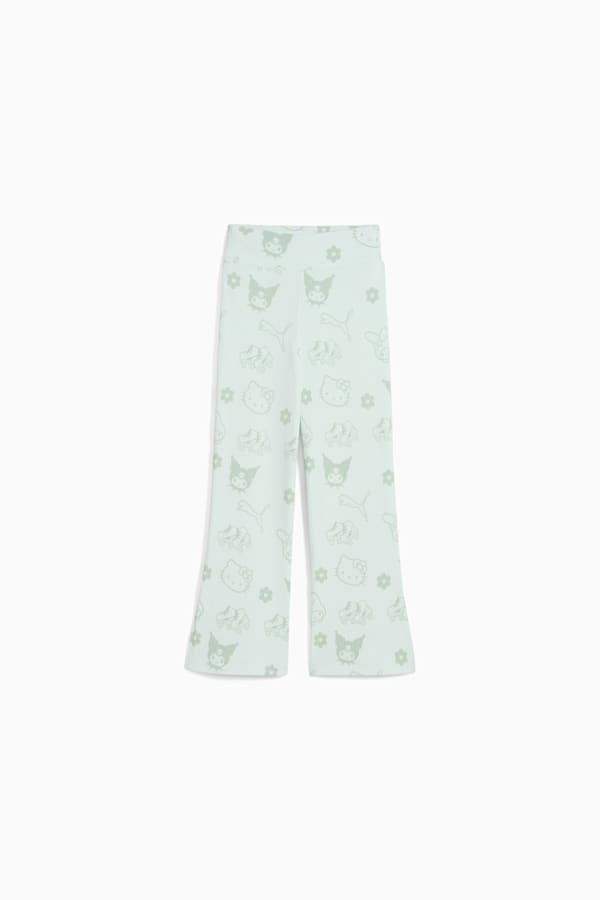 PUMA x HELLO KITTY AND FRIENDS Ribbed Flared Leggings Kids, Peaceful Blue, extralarge-GBR