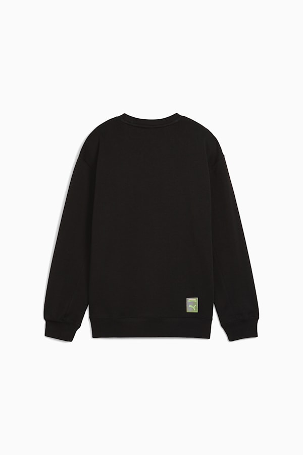 PUMA x TMNT Relaxed Graphic Crew Youth, PUMA Black, extralarge-GBR