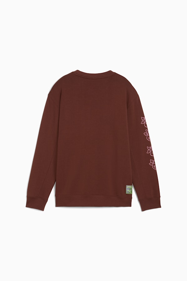 PUMA x TMNT Relaxed Graphic Crew Youth, Chocotart, extralarge-GBR