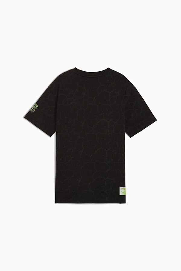 PUMA x TMNT Relaxed All-Over Print Tee Youth, PUMA Black, extralarge-GBR