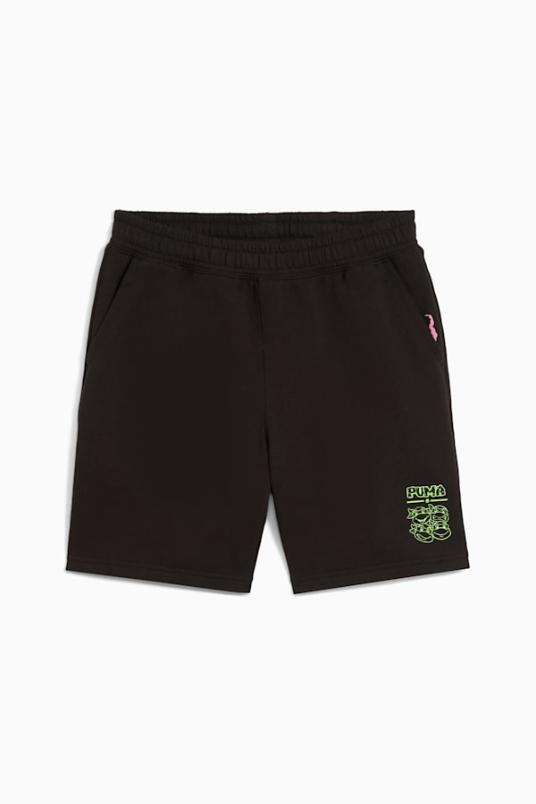PUMA x TMNT Relaxed Shorts Youth, PUMA Black, extralarge-GBR