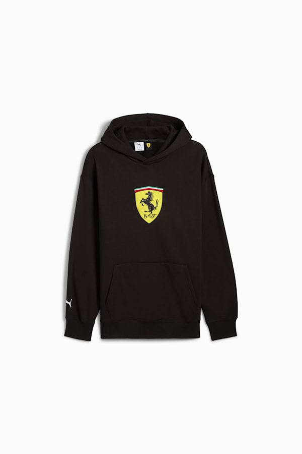 Scuderia Ferrari HP Race Big Shield Hoodie Men, PUMA Black, extralarge