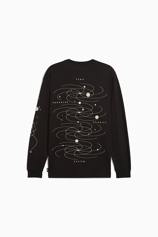 House Of Graphics Celerity Long Sleeve Top Men, PUMA Black, extralarge