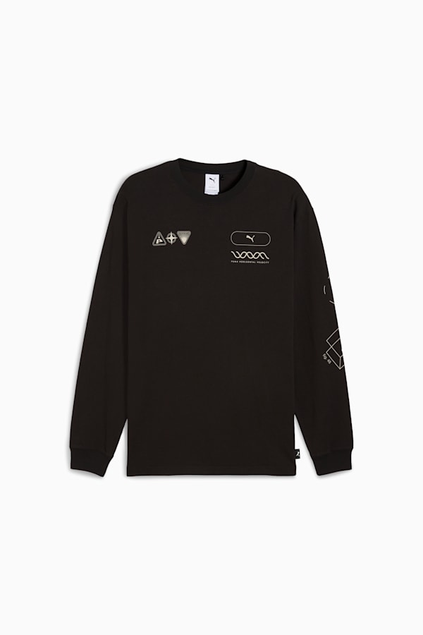 House Of Graphics Celerity Long Sleeve Top Men, PUMA Black, extralarge