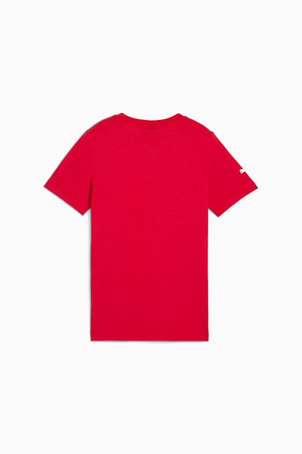 Scuderia Ferrari HP Race Colored Big Shield Tee Youth, Rosso Corsa, extralarge