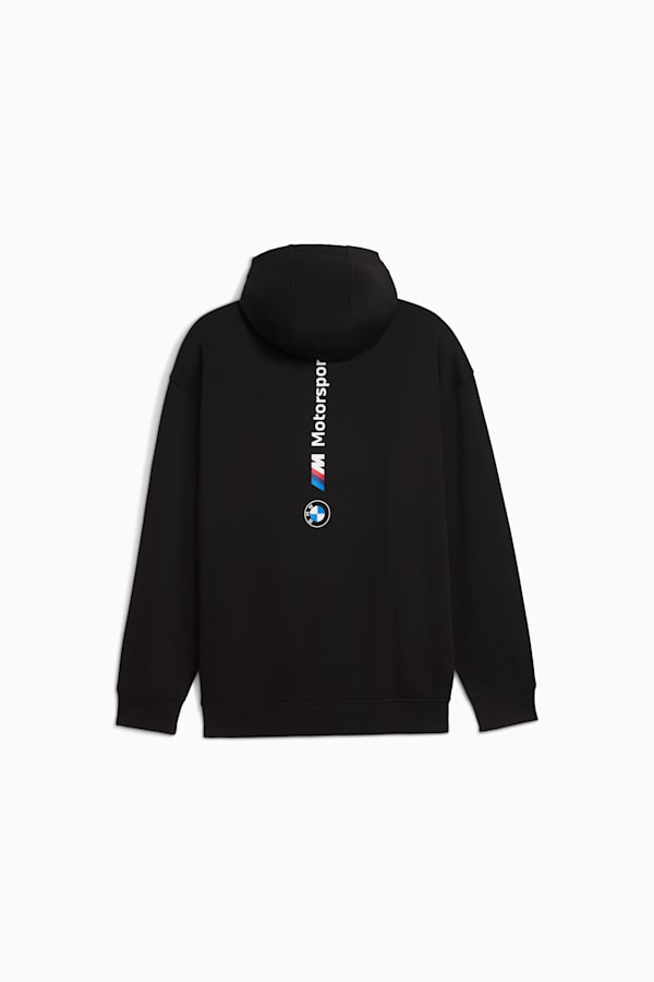 BMW M Motorsport Essentials+ Hooded Fleece Jacket Men, PUMA Black, extralarge