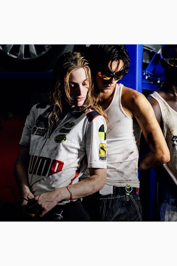 A$AP ROCKY x PUMA Team Zip Polo Men, PUMA White, extralarge