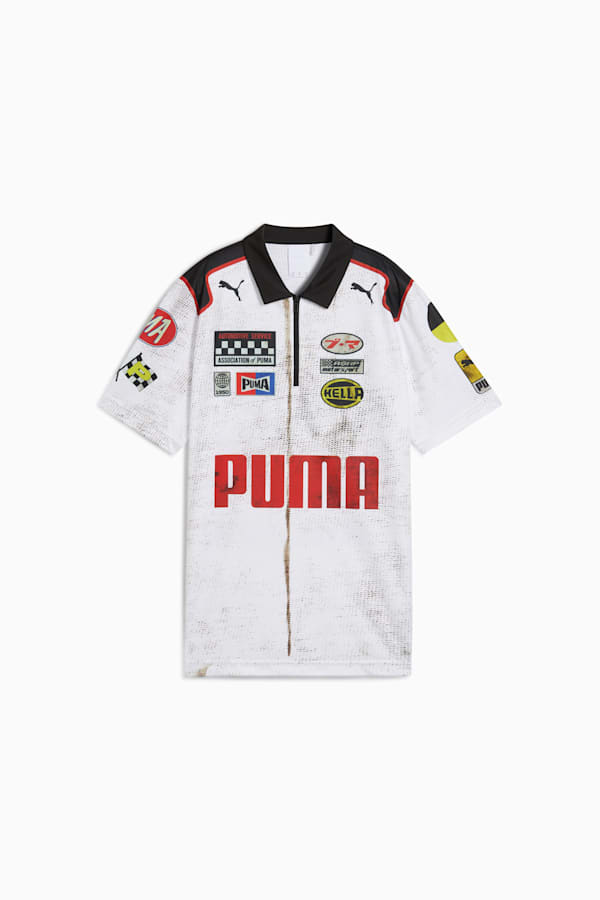 A$AP ROCKY x PUMA Team Zip Polo Men, PUMA White, extralarge