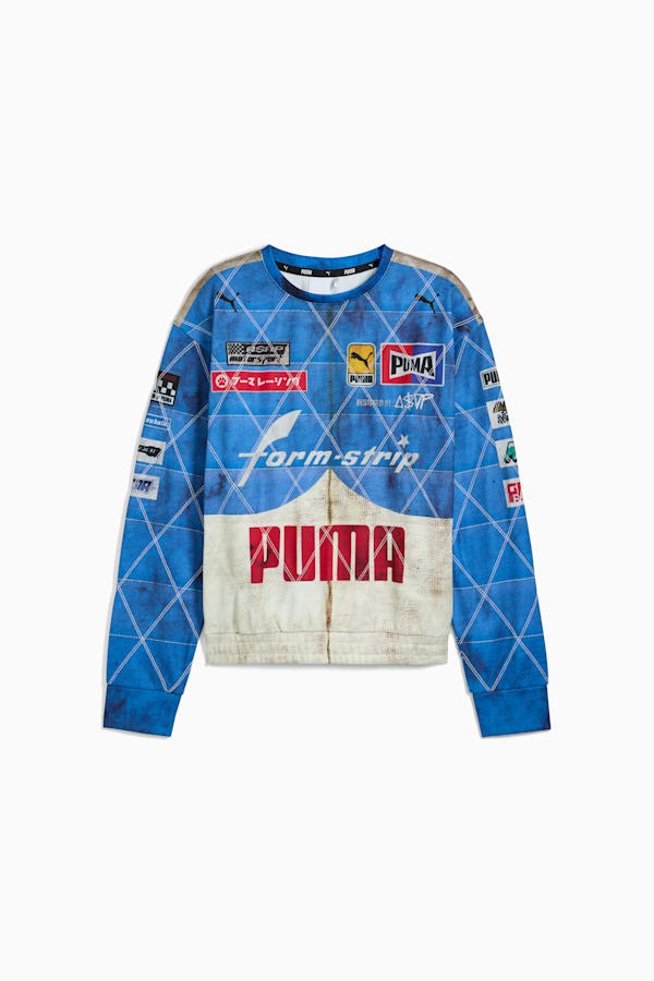 A$AP ROCKY x PUMA Quilted Sweatshirt Unisex, Clyde Royal, extralarge