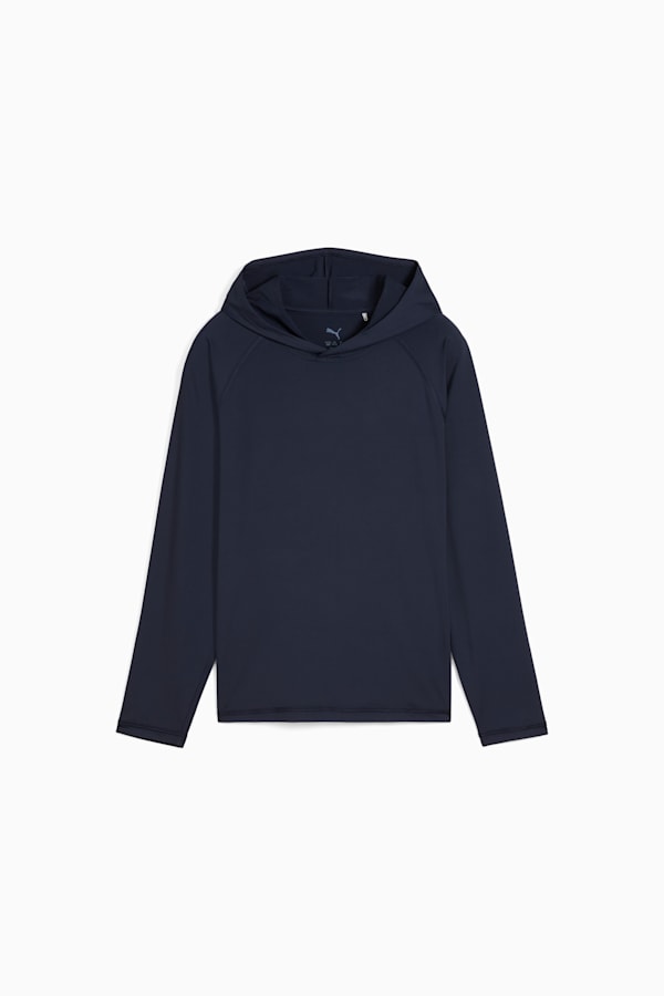 You-V Golf Hoodie Youth, Deep Navy, extralarge-GBR