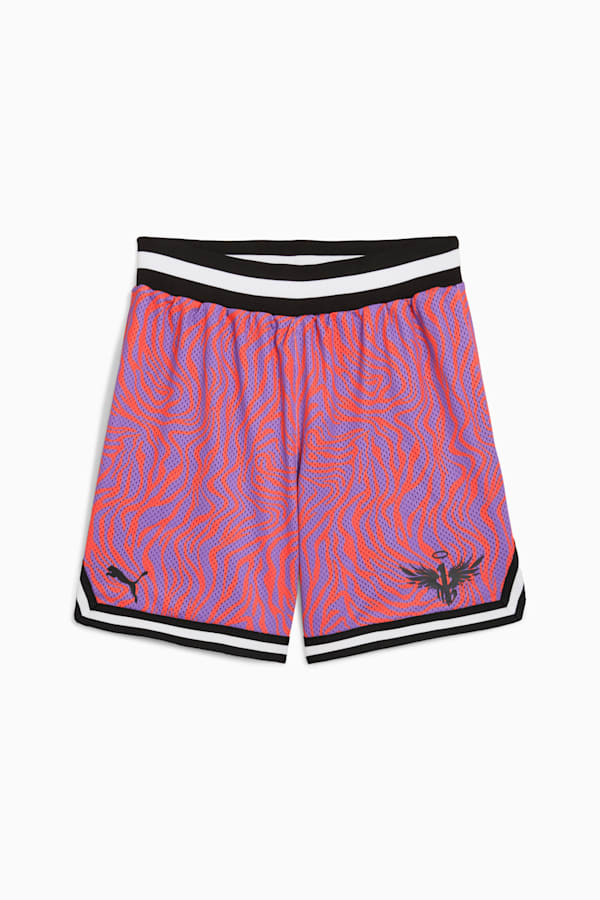 Melo x Neymar Jr Basketball Shorts Men, Soft Violet-AOP, extralarge