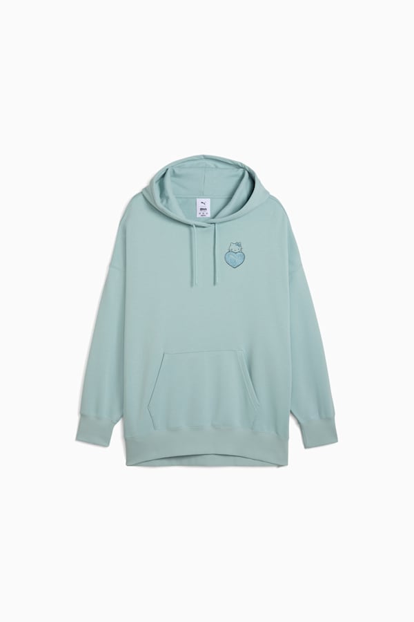 PUMA x HELLO KITTY AND FRIENDS Graphic Oversized Hoodie Women, Modern Mint, extralarge-GBR