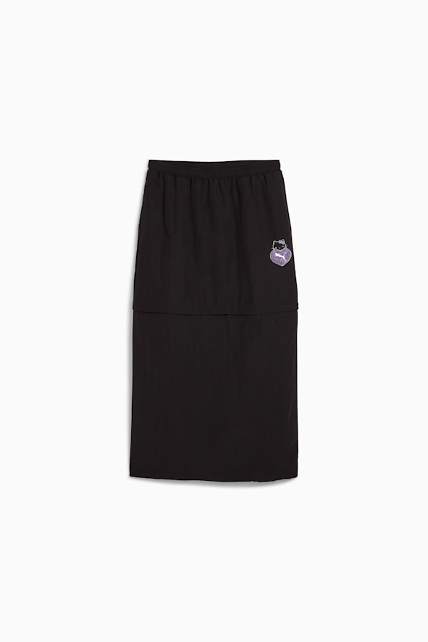 PUMA x HELLO KITTY AND FRIENDS Woven Maxi Skirt Women, PUMA Black, extralarge-GBR