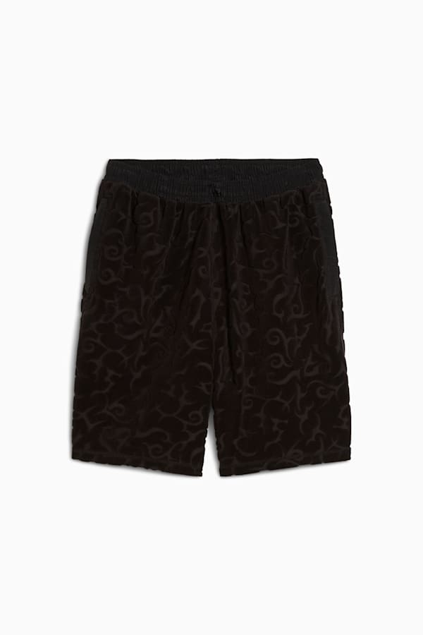 PUMA x ARIES Towelling Shorts Unisex, PUMA Black, extralarge
