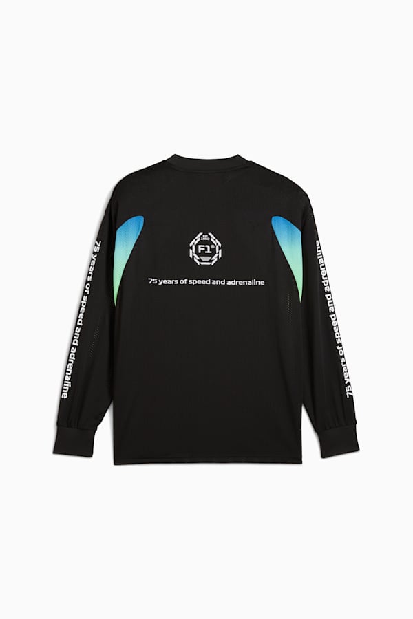 F1® Oversized Long Sleeve Tee Men, PUMA Black, extralarge