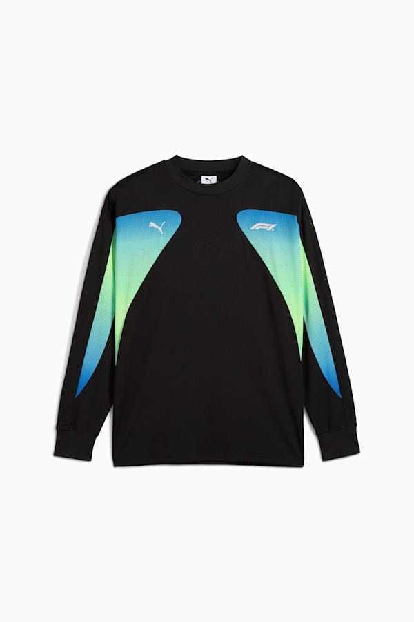 F1® Oversized Long Sleeve Tee Men, PUMA Black, extralarge