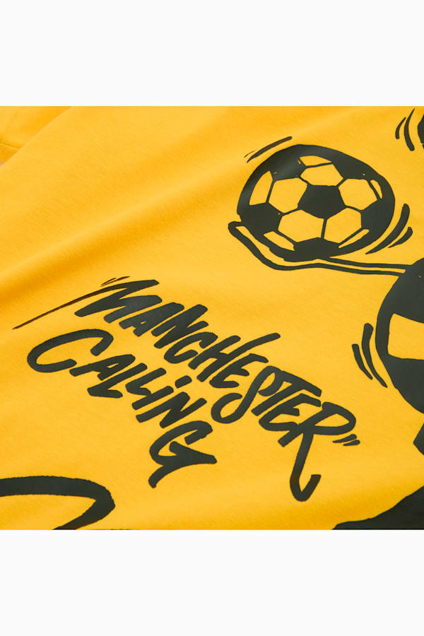 PUMA HOOPS x MANCHESTER CITY Basketball Tee Men, Yellow Sizzle, extralarge-GBR