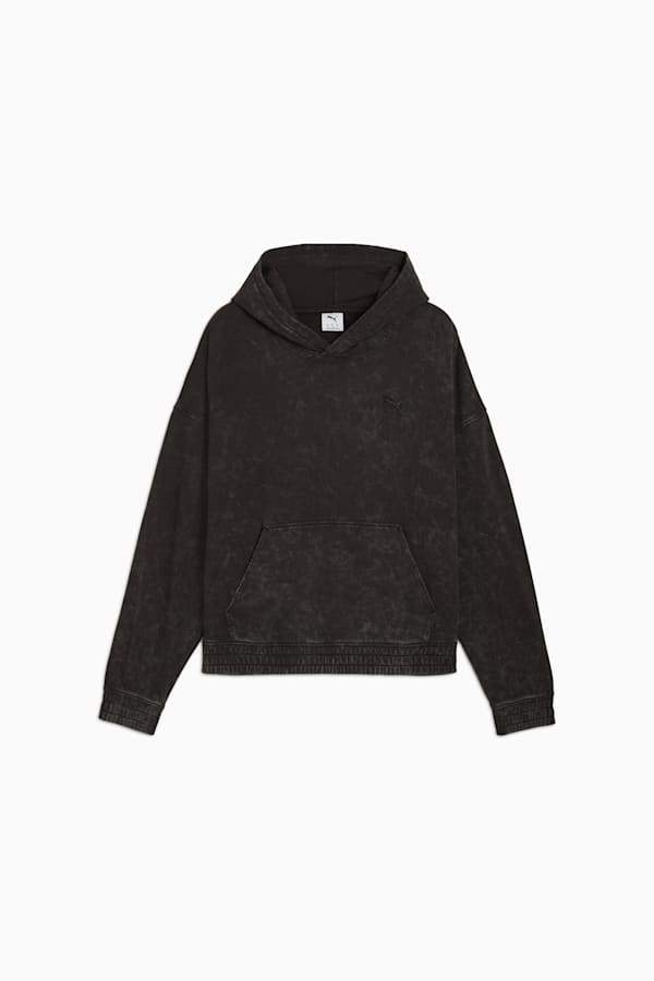 FUTURE.PUMA.ARCHIVE Boxy Washed Hoodie Unisex, PUMA Black, extralarge-GBR