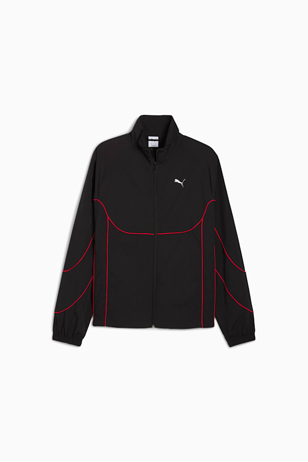 PUMATECH Track Jacket Men, PUMA Black-For All Time Red, extralarge-GBR