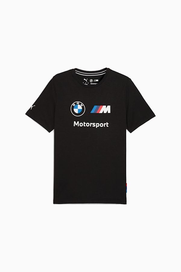 BMW M Motorsport Essentials Logo Tee Men, PUMA Black, extralarge